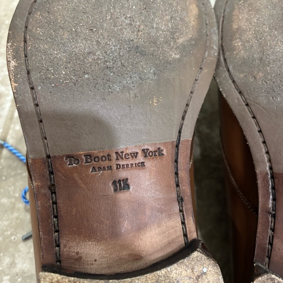 To Boot New York Men’s  Declan Cognac Calf Derby size 11.5 - Picture 6 of 11